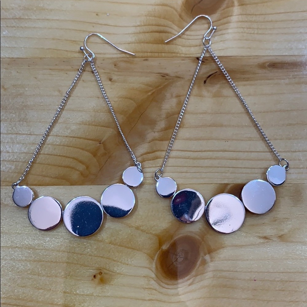 Silver earrings